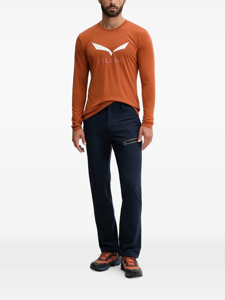  Salewa Terminal Durastretch Zip-detail Trousers - Blue 