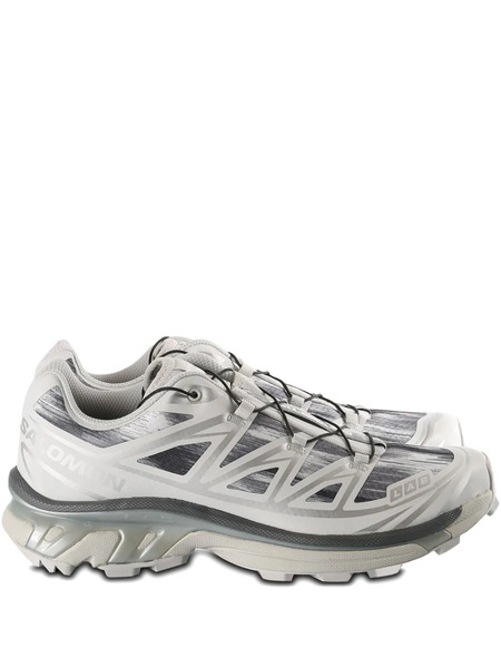  Salomon Xt-6 Camo Patterned Sneakers - Grey 