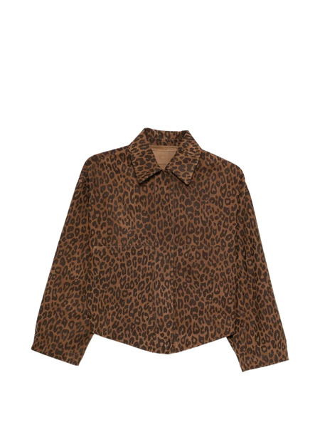  Salvatore Santoro Animal-print Jacket - Brown 