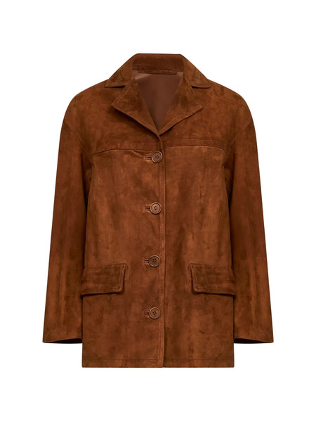  Salvatore Santoro Flap-pocket Suede Jacket - Brown 
