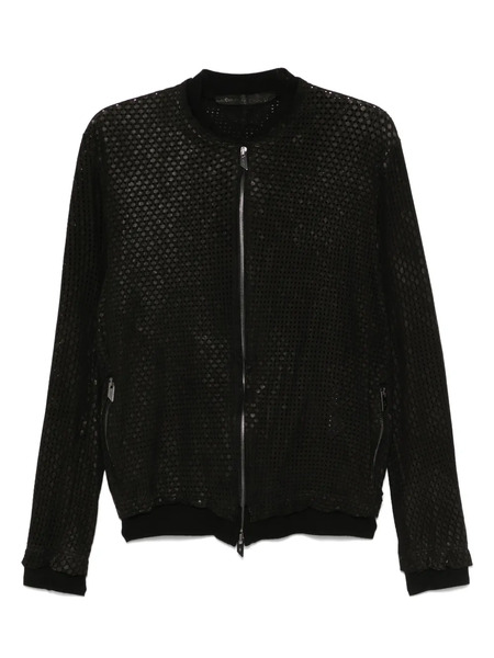  Salvatore Santoro Perforated Jacket - Black 