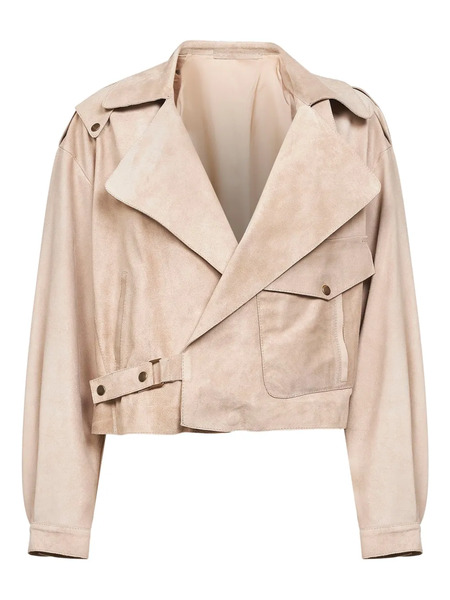  Salvatore Santoro Snap-buttoned Leather Jacket - Neutrals 