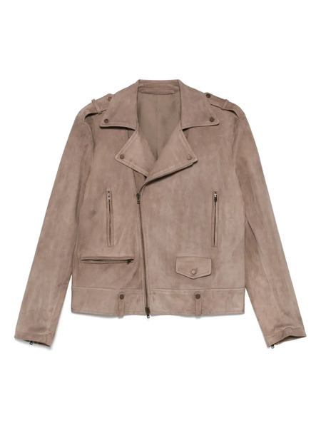  Salvatore Santoro Sude Biker Jacket - Neutrals 