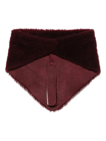  Salvatore Santoro Trimmed Scarf - Red 