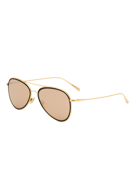  Sama Eyewear Double-bridge Sunglasses - Gold 