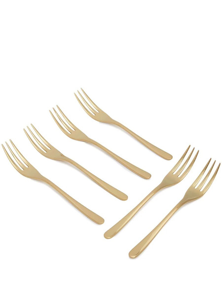 Sambonet Taste Dessert-fork 6-piece Set - Gold 