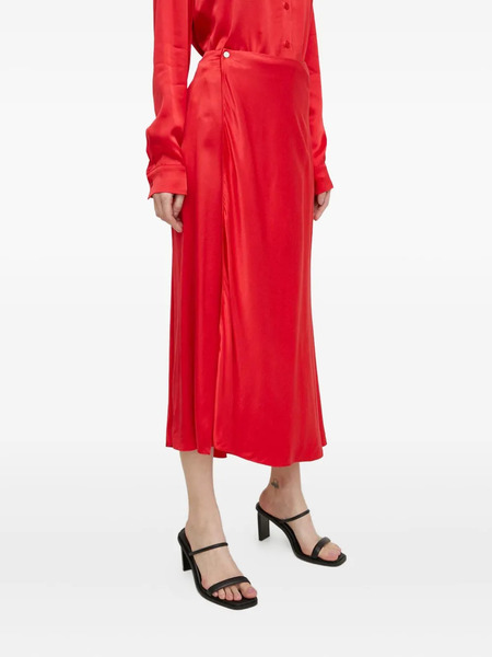  Samsoe Samsoe Asymmetrical-hem Skirt - Red 