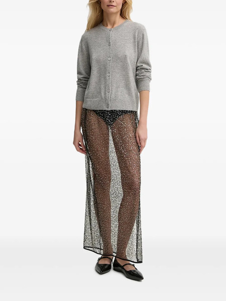  Samsoe Samsoe Beaded Mesh Skirt - Black 