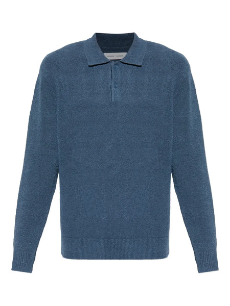  Samsoe Samsoe Button-fastening Polo Shirt - Blue 