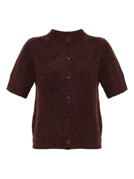  Samsoe Samsoe Button-fastening Short-sleeved Cardigan - Brown 