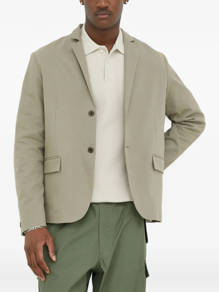  Samsoe Samsoe Buttoned Notched-lapels Blazer - Neutrals 