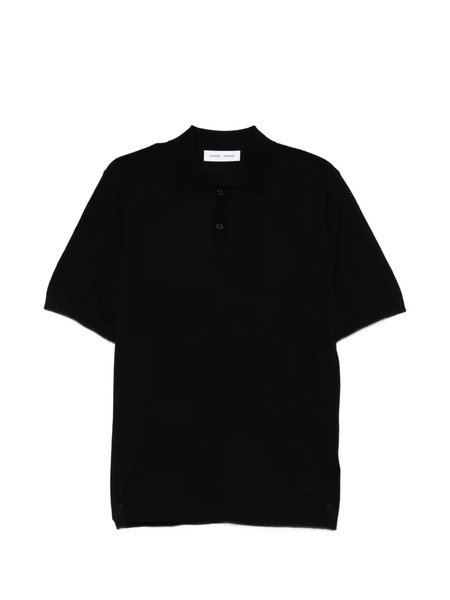  Samsoe Samsoe Buttoned Polo Shirt - Black 