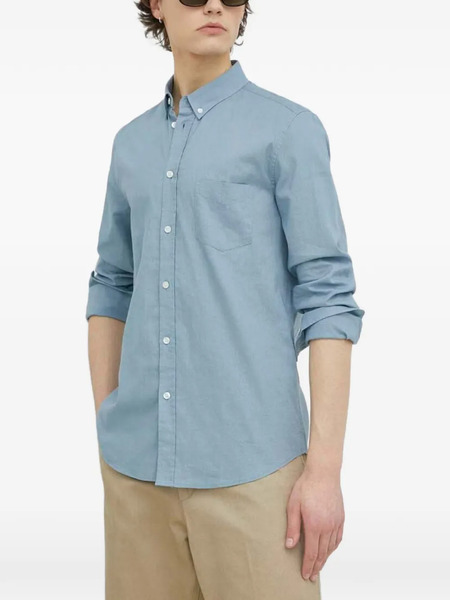  Samsoe Samsoe Buttoned Shirt - Blue 