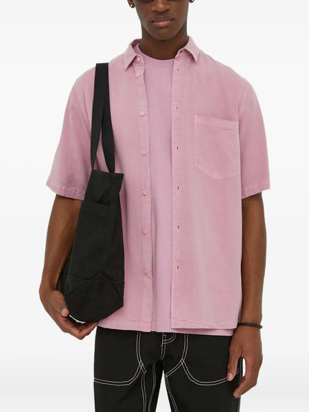  Samsoe Samsoe Chest-pocket Short-sleeve Shirt - Pink 