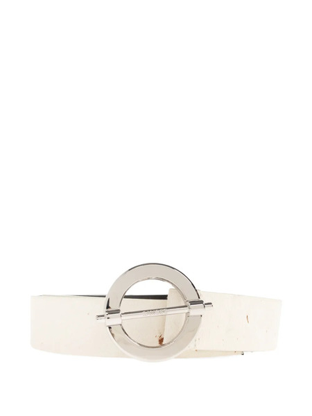  Samsoe Samsoe Circle-buckle Dotted Belt - Neutrals 