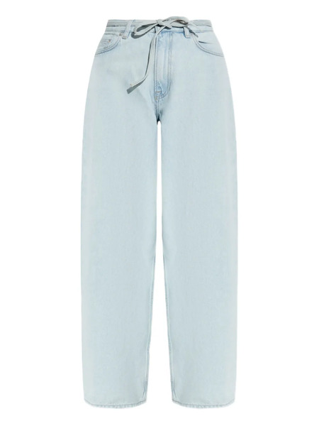  Samsoe Samsoe Drawstring Cotton Jeans - Blue 