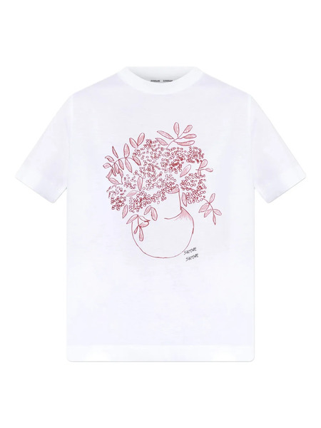  Samsoe Samsoe Floral-print T-shirt - White 