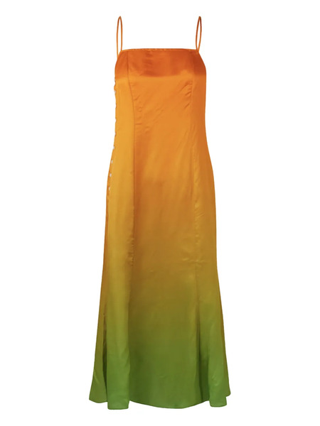  Samsoe Samsoe Gradient Silk Dress - Orange 