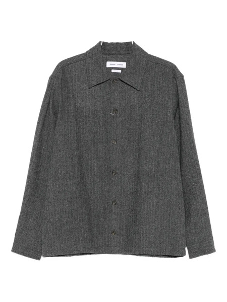  Samsoe Samsoe Herringbone Shirt - Grey 