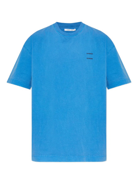  Samsoe Samsoe Logo-print T-shirt - Blue 