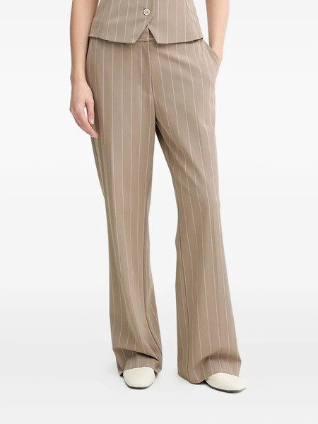  Samsoe Samsoe Pinstripe Tailored Trousers - Neutrals 
