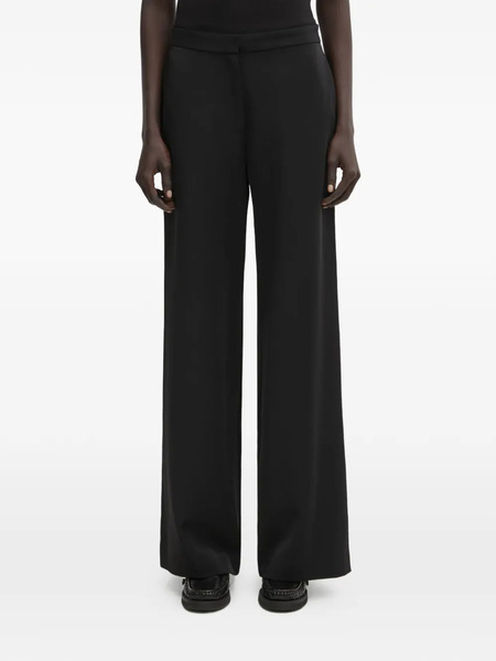  Samsoe Samsoe Rear Welt Pockets Wide-leg Trousers - Black 