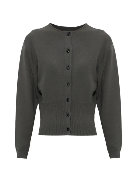 Samsoe Samsoe Ribbed Buttoned Cardigan - Grey 