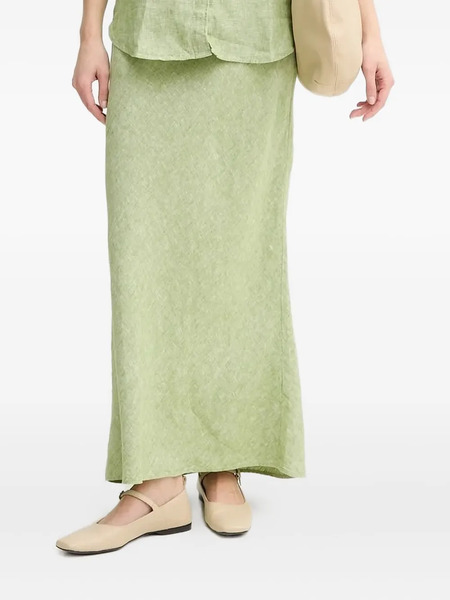  Samsoe Samsoe Saagneta Linen Maxi Skirt - Green 