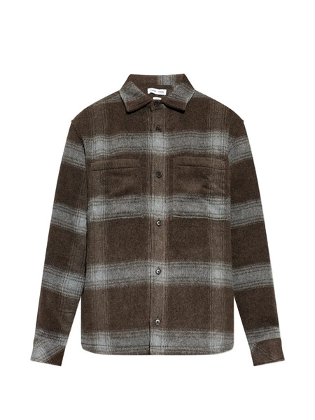  Samsoe Samsoe Sacastor Check-pattern Button Shirt - Brown 