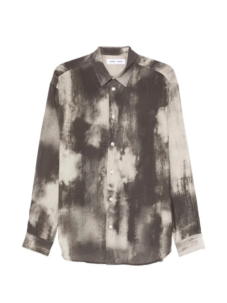  Samsoe Samsoe Saluan X Printed Shirt - Grey 