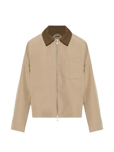  Samsoe Samsoe Sarobinson Corduroy-collar Jacket - Neutrals 