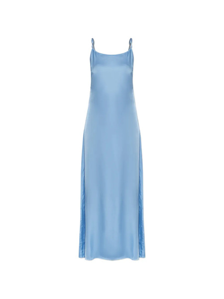 Samsoe Samsoe Sasinga Tie-strap Slip Maxi Dress - Blue 