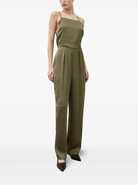  Samsoe Samsoe Square-neck Open-back Jumpsuit - Green 