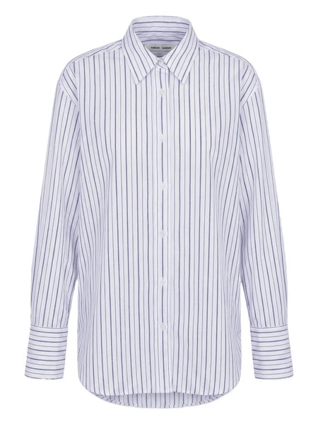  Samsoe Samsoe Striped Button-down Shirt - White 