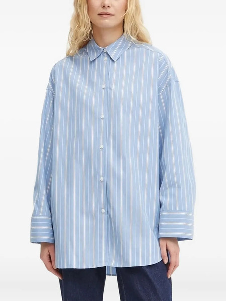  Samsoe Samsoe Striped Button-fastening Shirt - Blue 