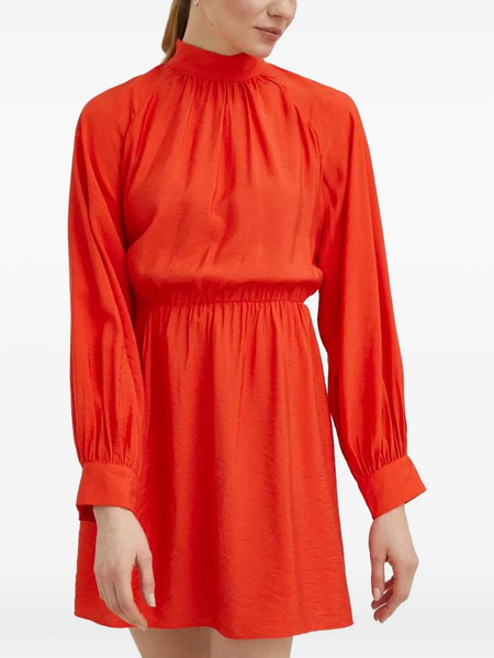  Samsoe Samsoe Tie-neck Mini Dress - Orange 