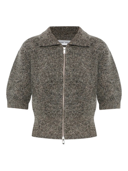  Samsoe Samsoe Zip-up Collared Top - Grey 