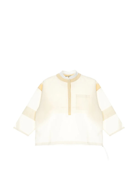  Samuel Guì Yang Chest Puch Pocket Blouse - White 