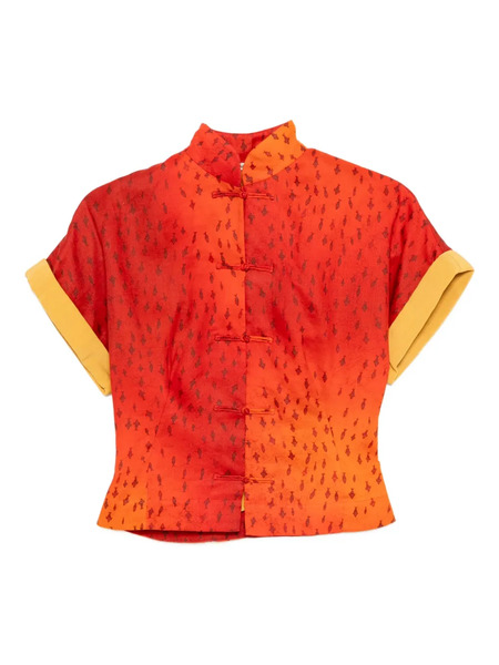  Samuel Guì Yang Graphic-print Top - Red 