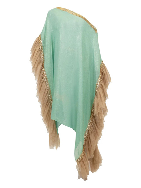  Sana Osmani Mirma Sequin Ruffled Kaftan - Green 