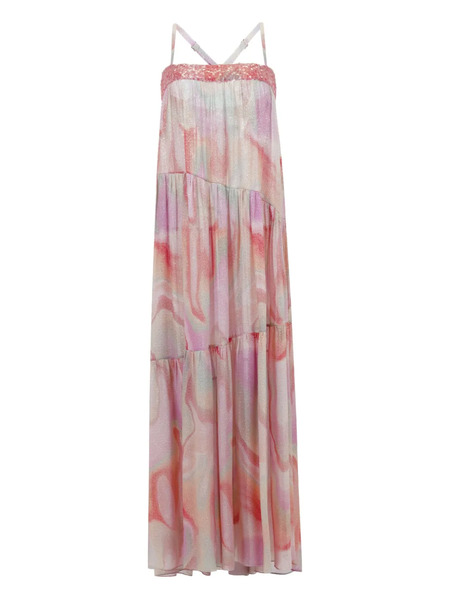  Sana Osmani Tobago Sequin Midi Dress - Pink 