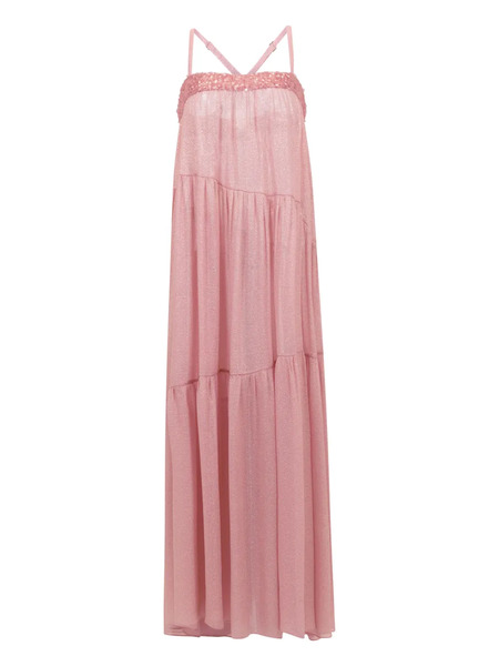  Sana Osmani Tobago Sequin Midi Dress - Pink 