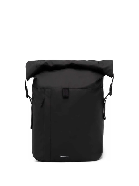 Sandqvist Roll-top Buckle Backpack - Black 