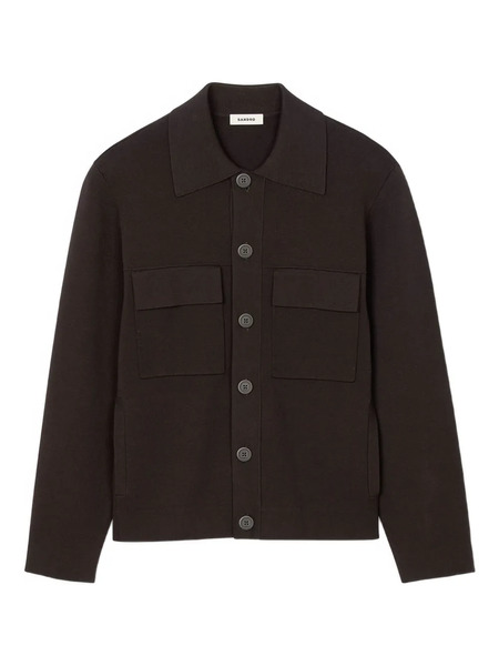  Sandro Button-up Cardigan - Brown 
