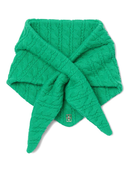 Sandro Cable-knit Bandana - Green 