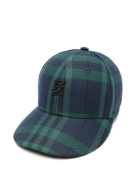  Sandro Checked Cap - Green 