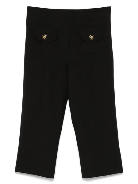  Sandro Cropped Trousers - Black 