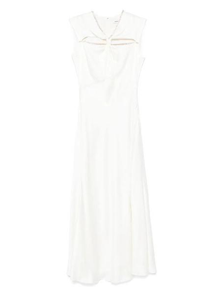  Sandro Crystal-embellished Maxi Dress - White 