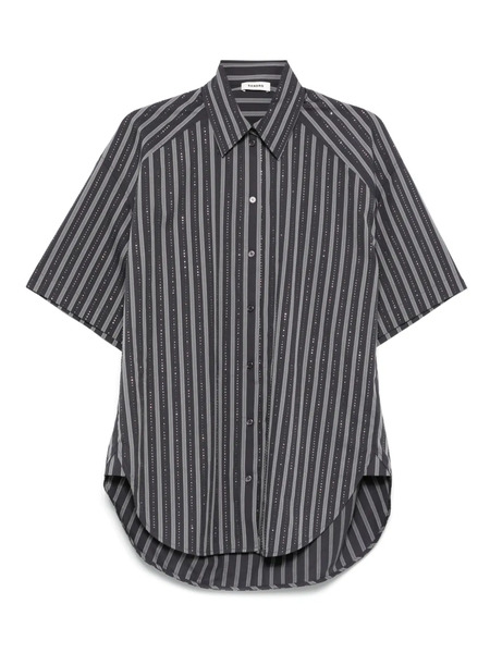  Sandro Crystal-embellished Shirt - Grey 