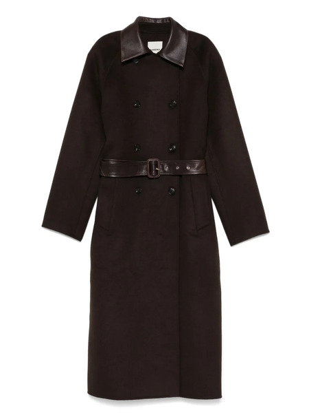  Sandro Double-breasted Coat - Brown 